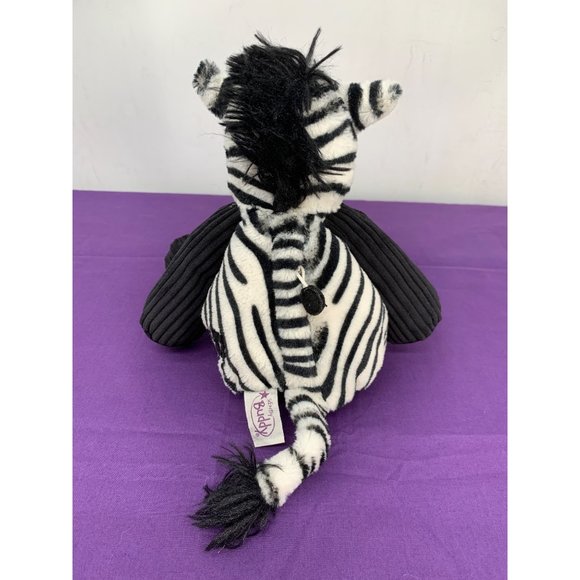 Scentsy Buddy 2012 Black and White Zebra Plush 9 inch Sitting - Picture 4 of 13